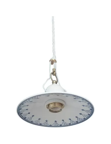 Die Erweiterungen 5998//bl Aufhängung E27-Platte mit Dekoration